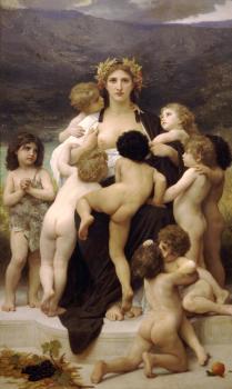 William-Adolphe Bouguereau : The Motherland(Alma Parens)